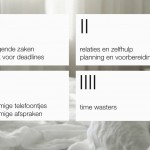 persoonlijke effectiviteit met de 4 kwadranten van Stephen Covey